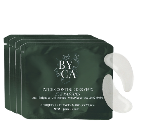 Patch contour des Yeux - 91 % d’ingrédients d’origine naturelle Hydratant · Apaisant · Défatigant · Lissant