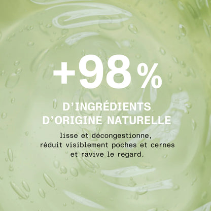 Patchs hydrogel anti-cernes  +98% d'origine naturelle — 100/100 Yuka